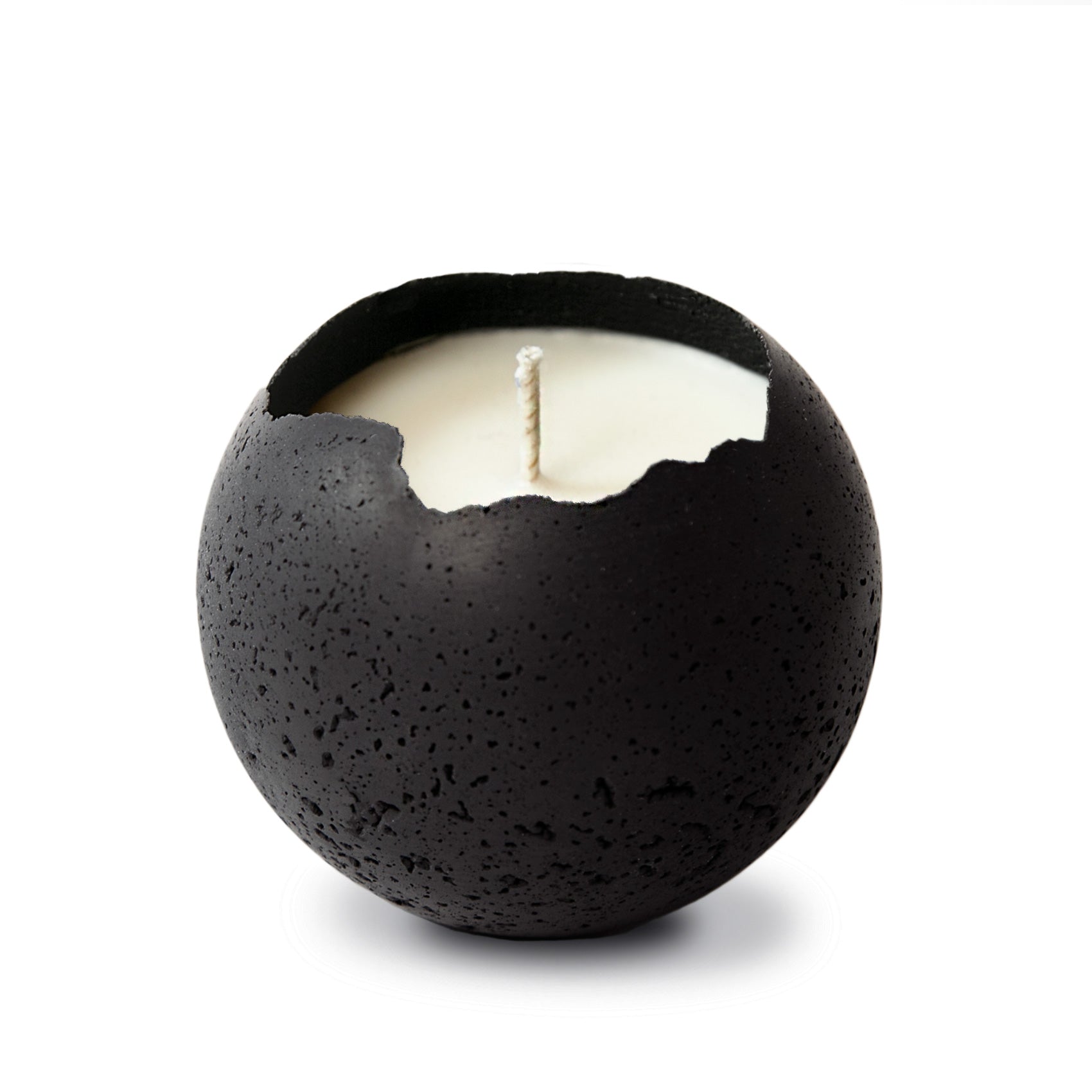 M - Orbis Concrete Candle - Black M - Orbis Concrete Candle - Black