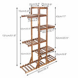 Indoor 6 Tier Wooden Plant Home Decor Stand Indoor 6 Tier Wooden Plant Home Decor Stand