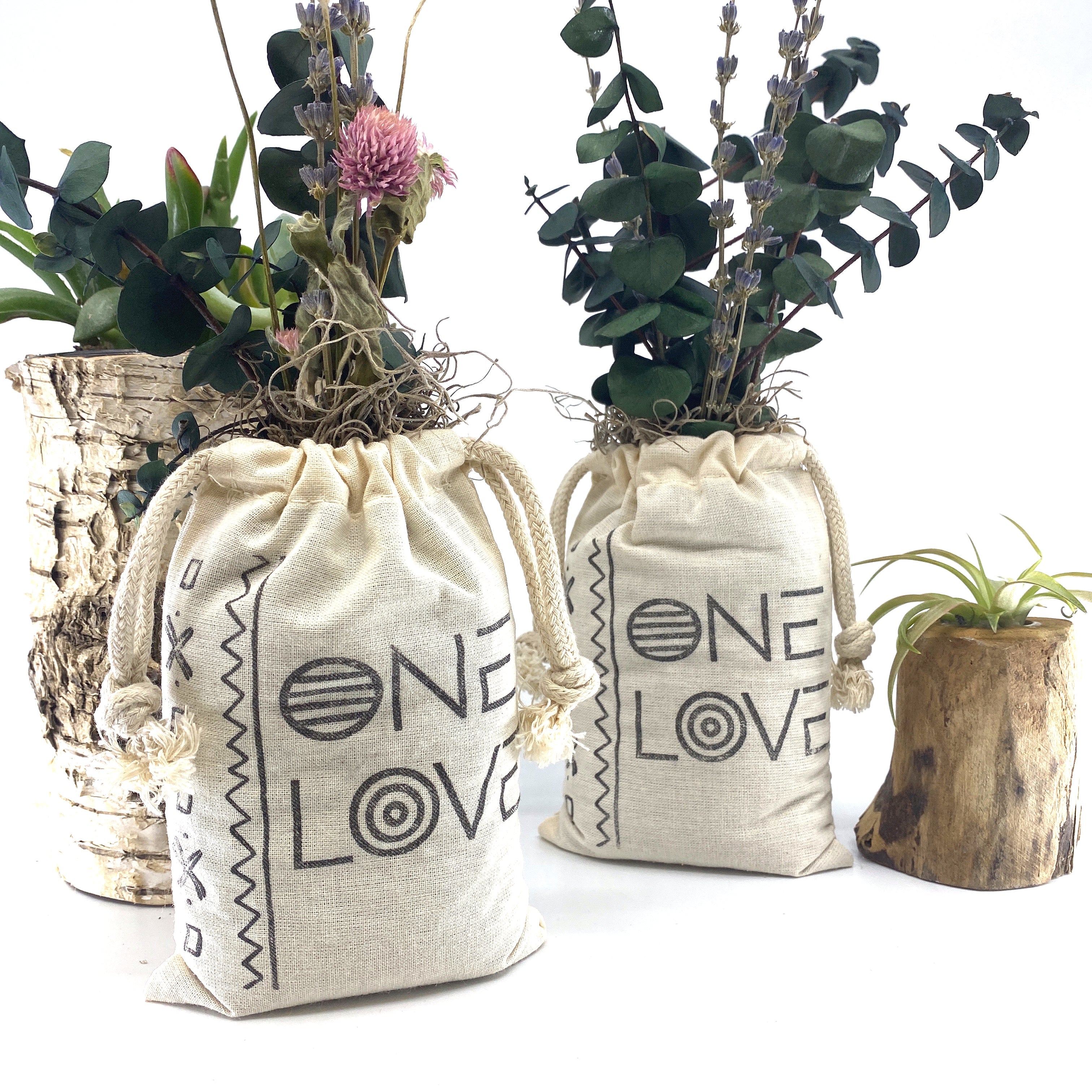 Sack of Flowers, One Love, Organic, Dried Flower Bouquet Sack of Flowers, One Love, Organic, Dried Flower Bouquet