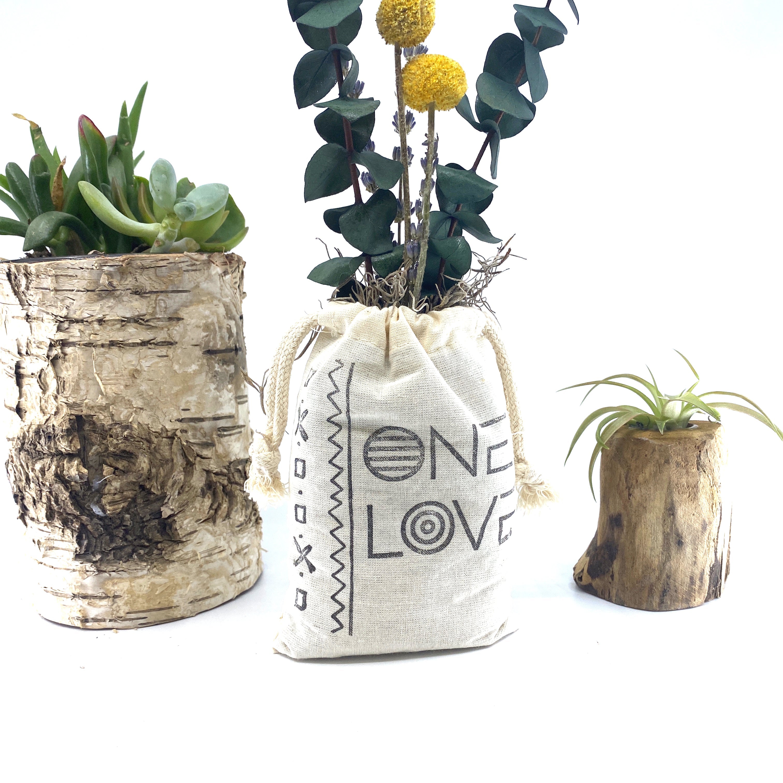 Sack of Flowers, One Love, Organic, Dried Flower Bouquet Sack of Flowers, One Love, Organic, Dried Flower Bouquet