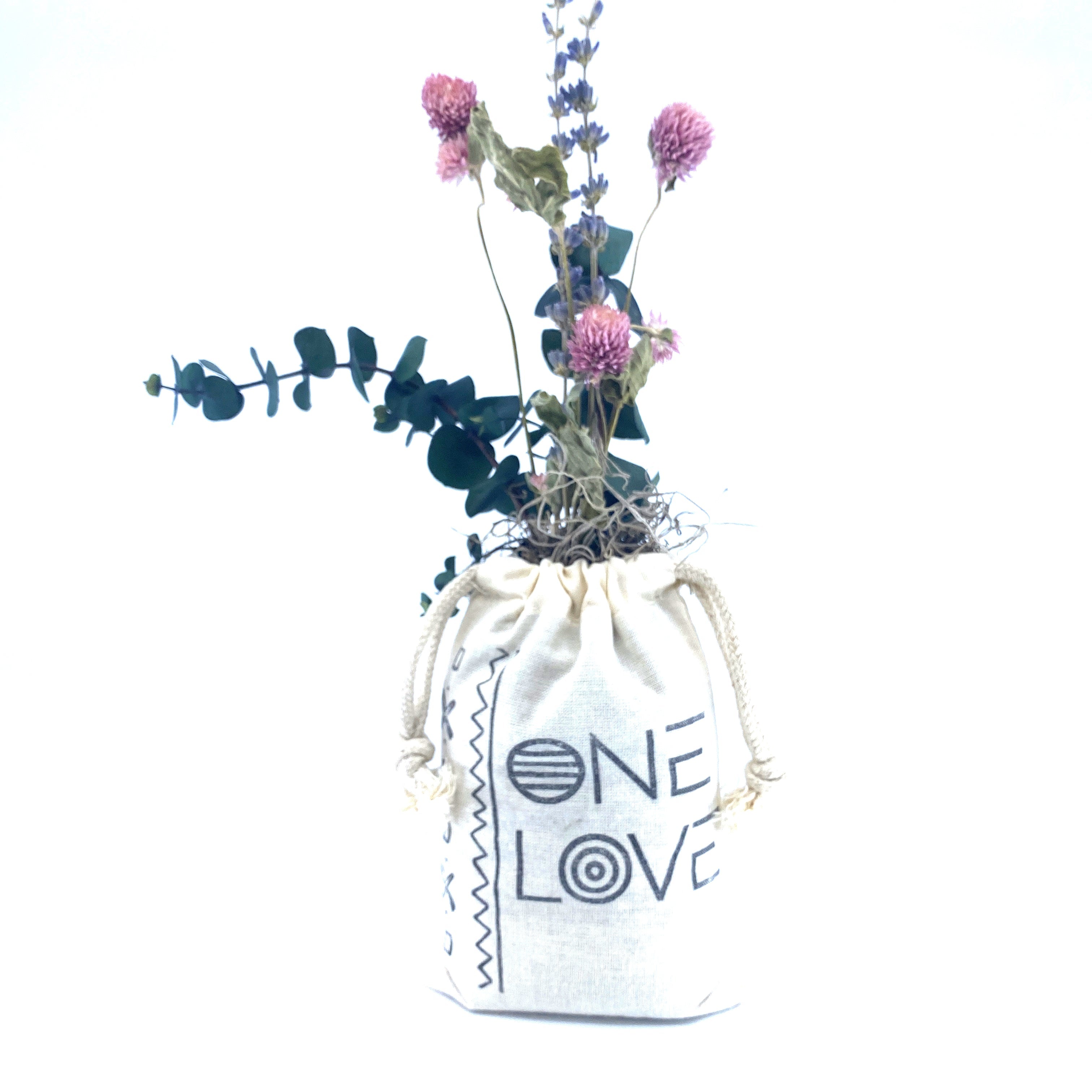 Sack of Flowers, One Love, Organic, Dried Flower Bouquet Sunsum® Sack of Flowers, One Love, Organic, Dried Flower Bouquet Sunsum®