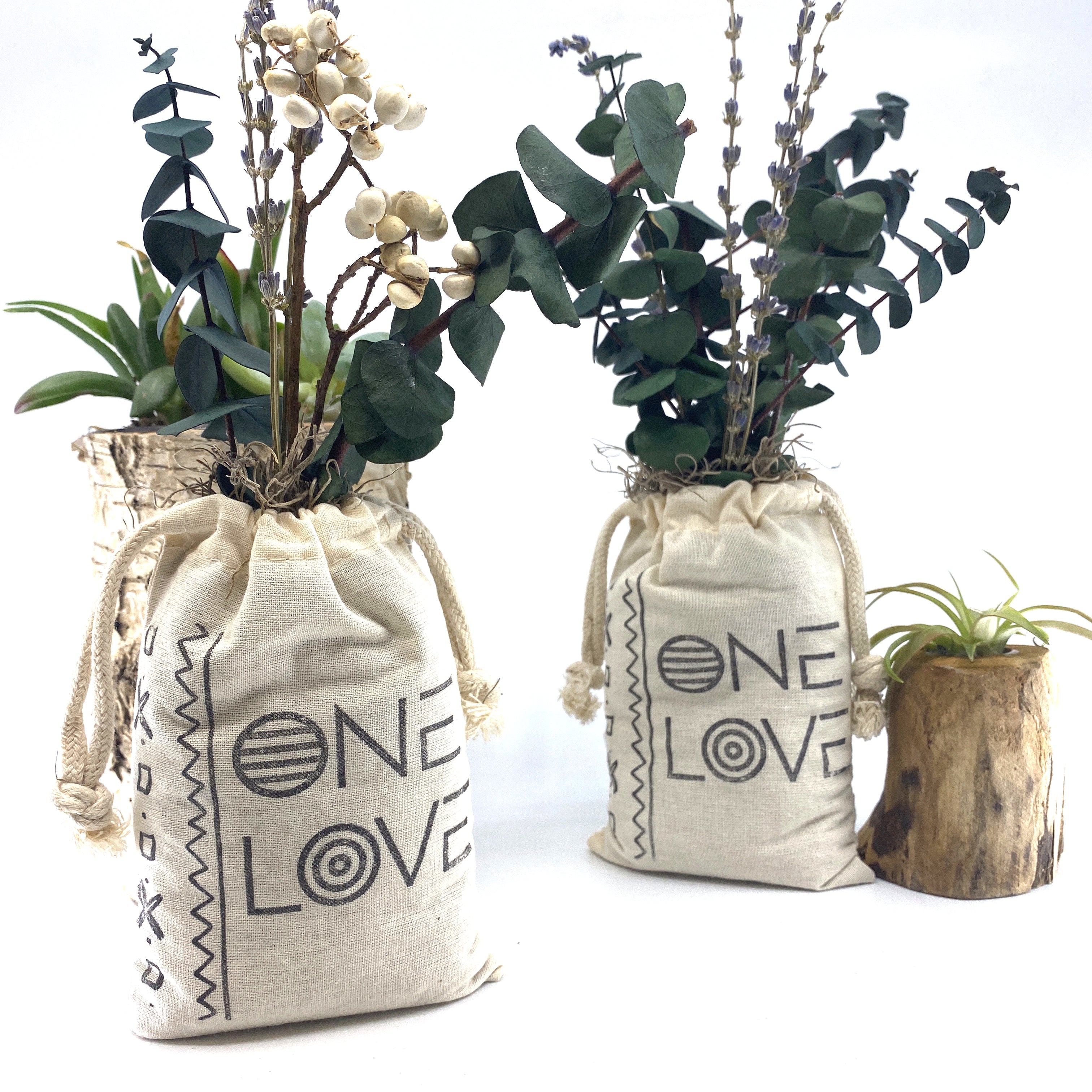 Sack of Flowers, One Love, Organic, Dried Flower Bouquet Sack of Flowers, One Love, Organic, Dried Flower Bouquet
