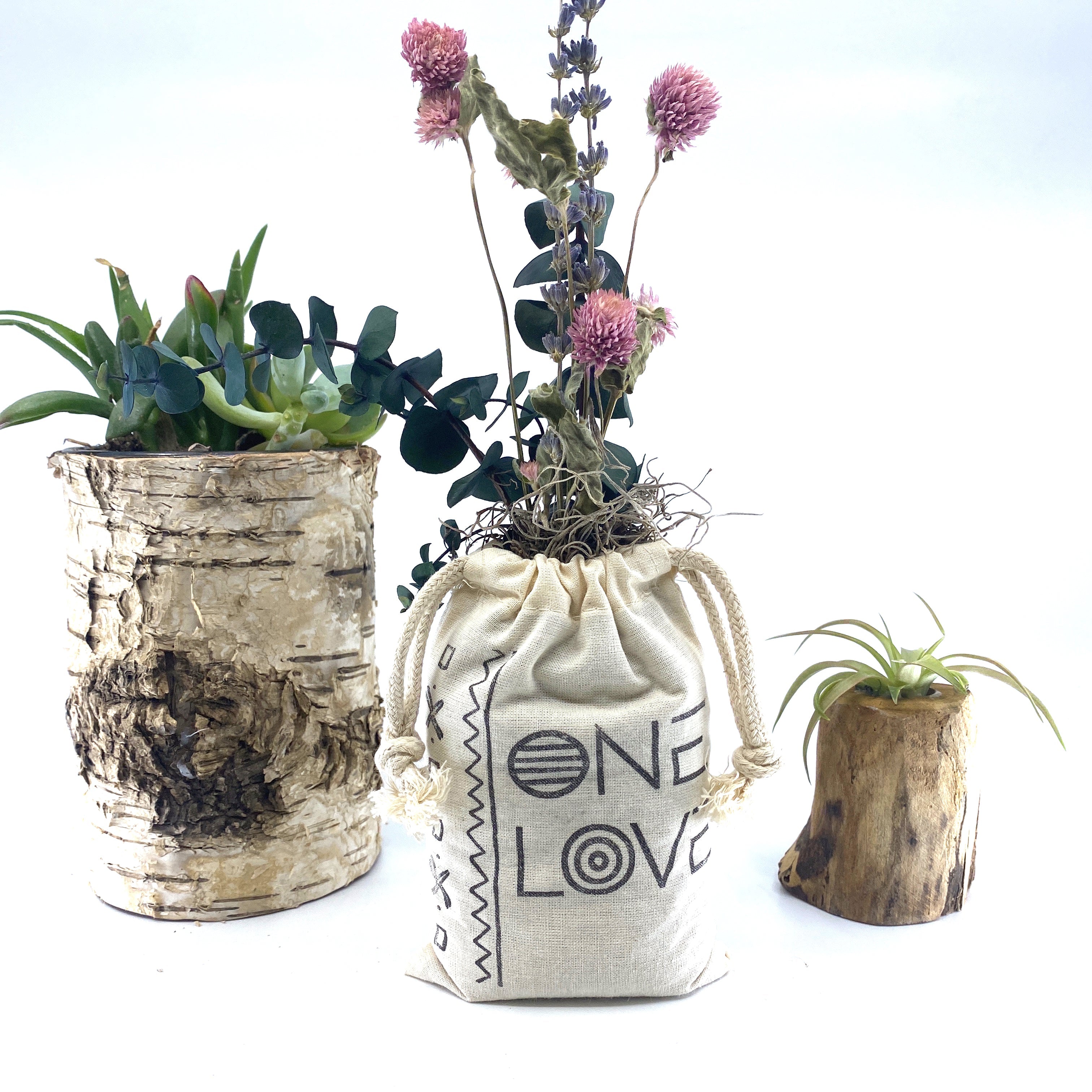 Sack of Flowers, One Love, Organic, Dried Flower Bouquet Sack of Flowers, One Love, Organic, Dried Flower Bouquet