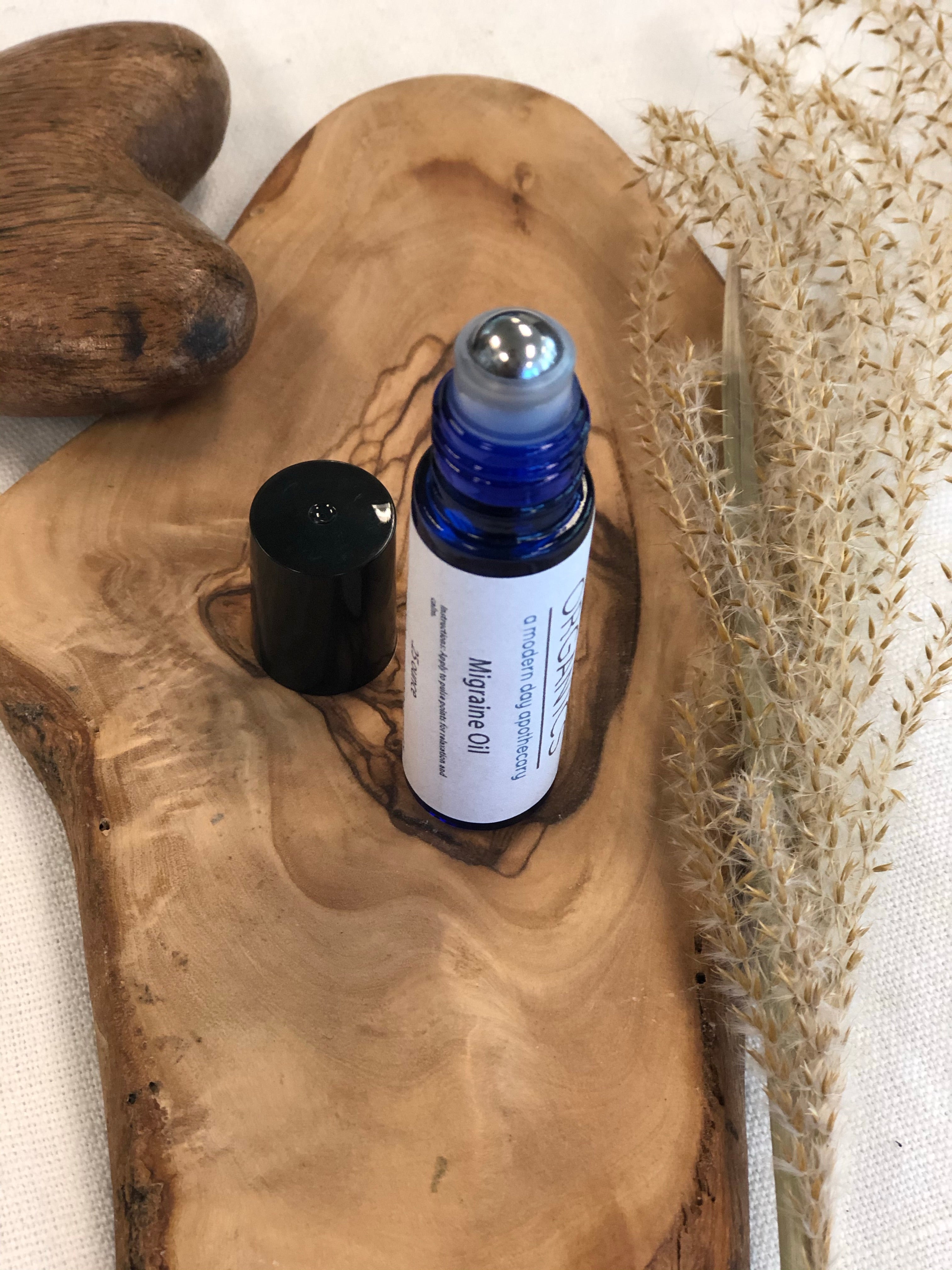 Essential Oil For Migraines / Migraine Relief / Organic Oils For Migraines/ Butter Me Up Organics Essential Oil For Migraines / Migraine Relief / Organic Oils For Migraines/ Butter Me Up Organics