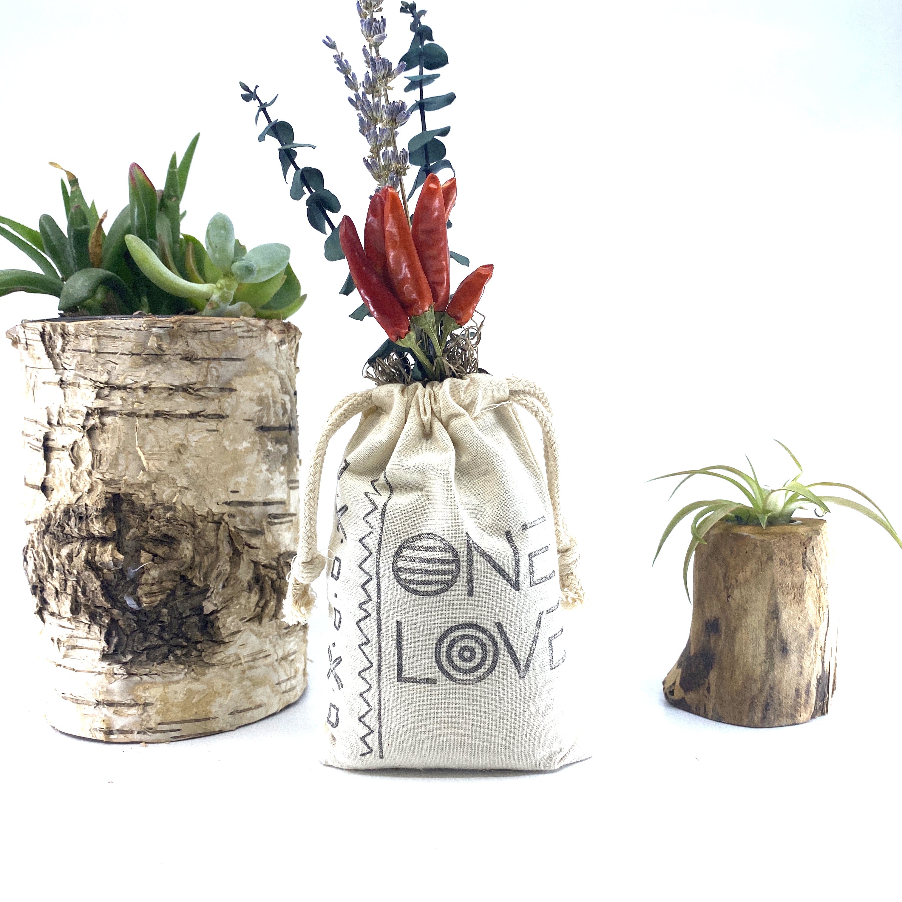 Sack of Flowers, One Love, Organic, Dried Flower Bouquet Sack of Flowers, One Love, Organic, Dried Flower Bouquet