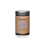 Paavani Ayurveda Bliss Blend tea canister on a white background