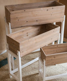 Elevated Wood Planter Box