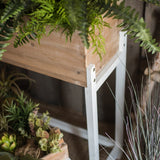 Elevated Wood Planter Box
