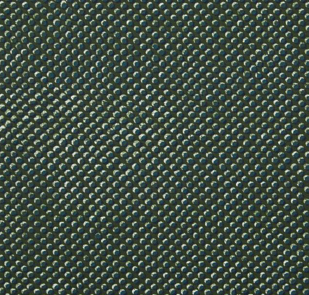 Textured green fabric pattern