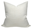 Textured white pillow on a white background