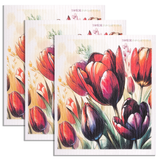 Colorful Tulips Swedish Dishcloth Set