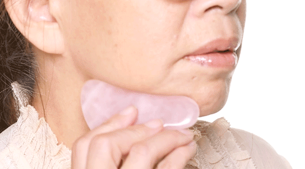 Video of Gua Sha facial ritual