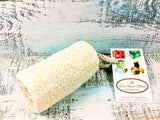 Organic Natural 4" Loofah, loofa, luffa, vegan loofah, natural sponge